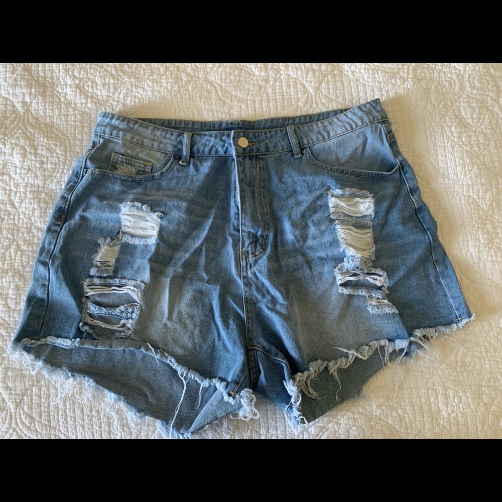 SHEIN denim shorts 2XL